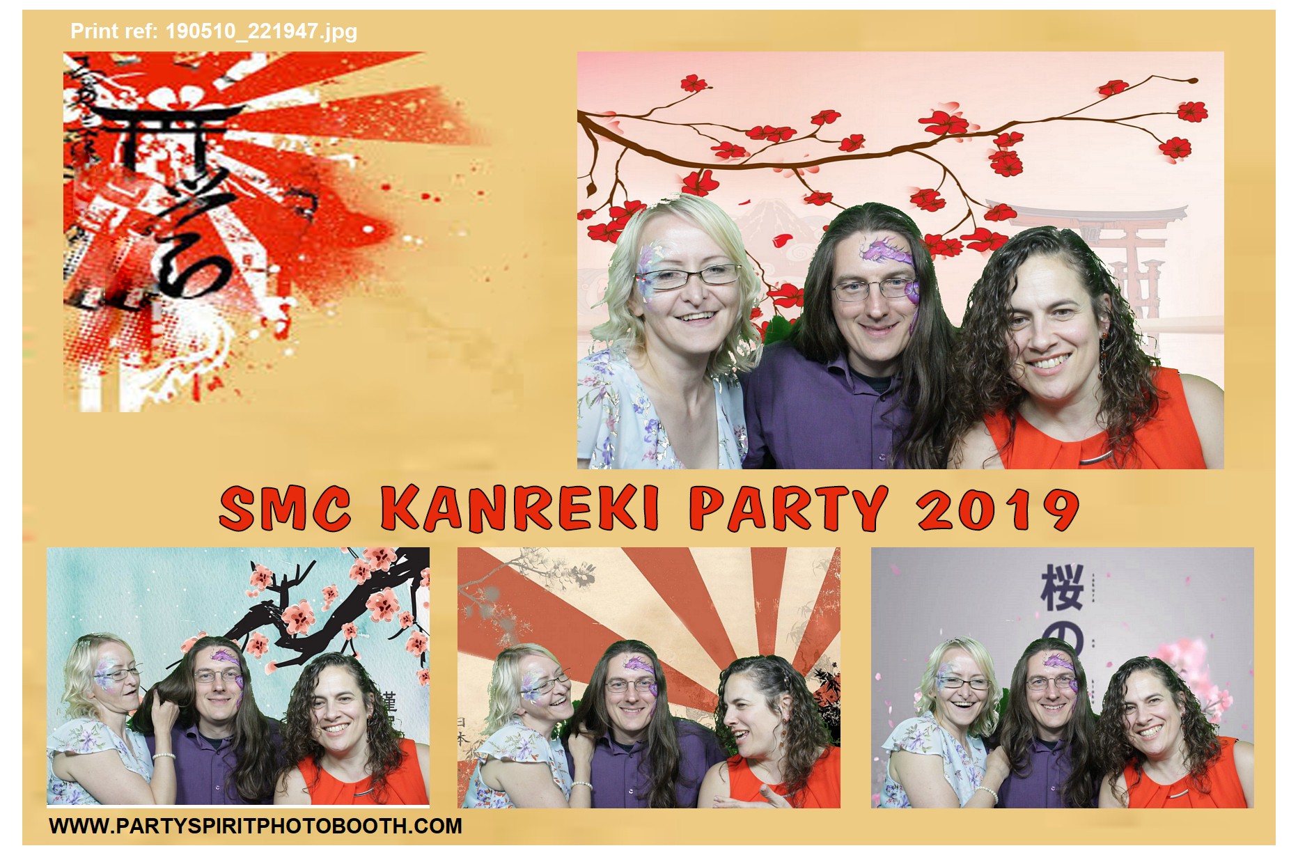 60th Japanese Theme Event | View more photos from the event at gallery.partyspiritphotobooth.com/u/PartySpiritPhotoBooth/60th-Japanese-Theme-Event